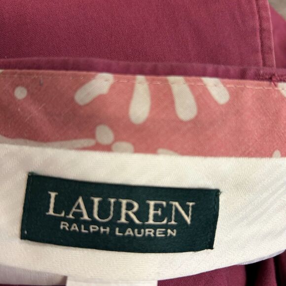 Lauren Ralph Lauren Raspberry Red Straight Leg Classic Chino Pants Size 36 X 32 - Picture 4 of 11